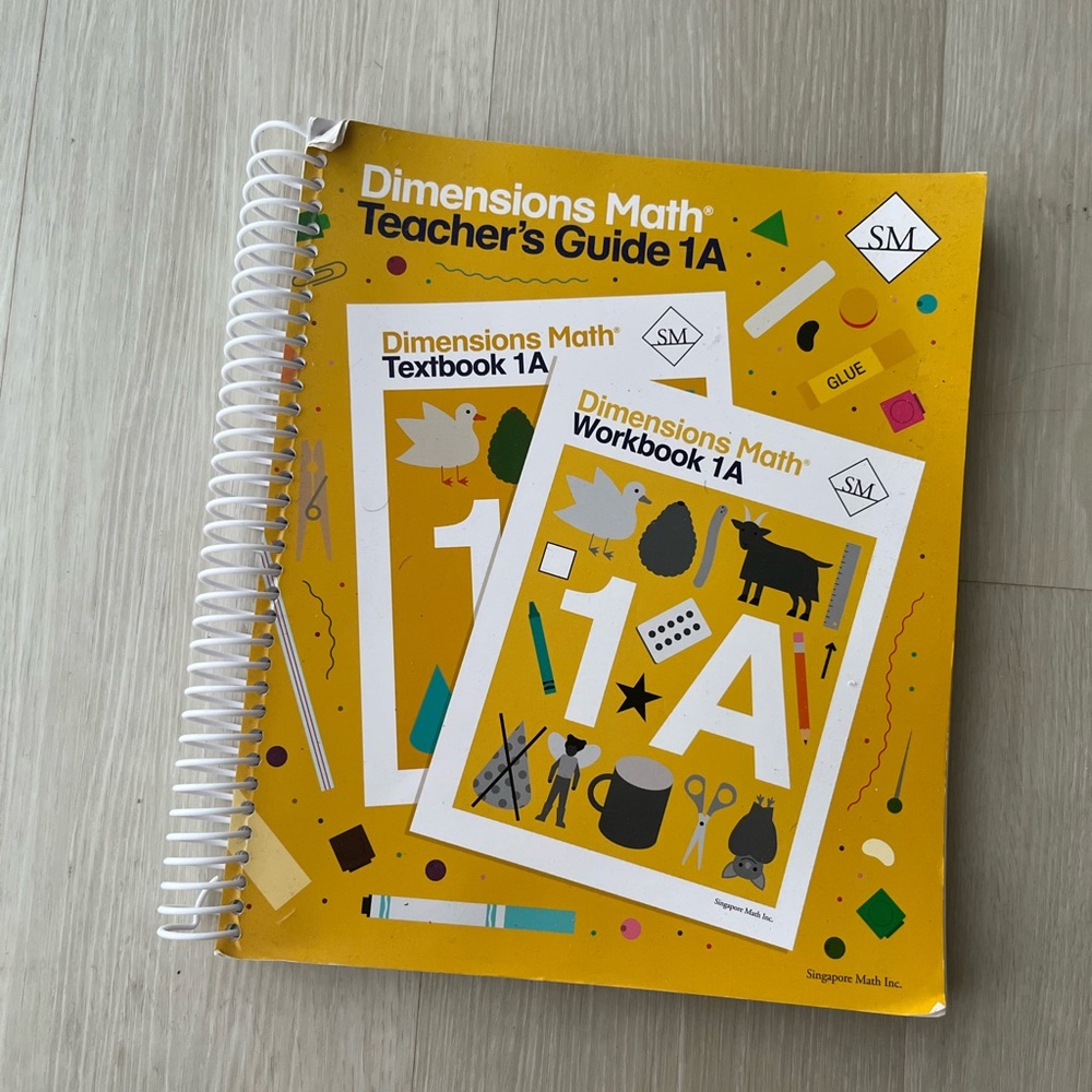 Singapore Math Dimensions Teacher's Guide 1A